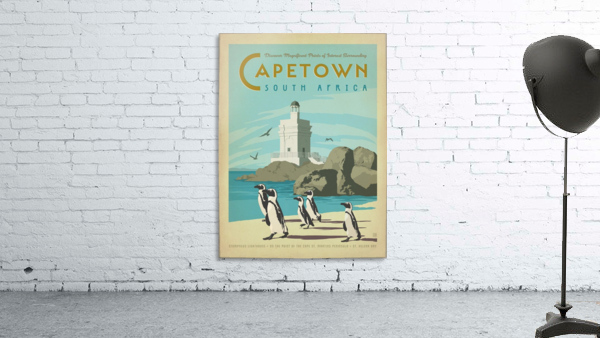 World Travel Poster Cape Town by VINTAGE POSTER