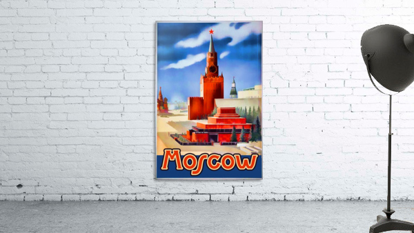 Imperial Airways travel poster for Moscow by VINTAGE POSTER