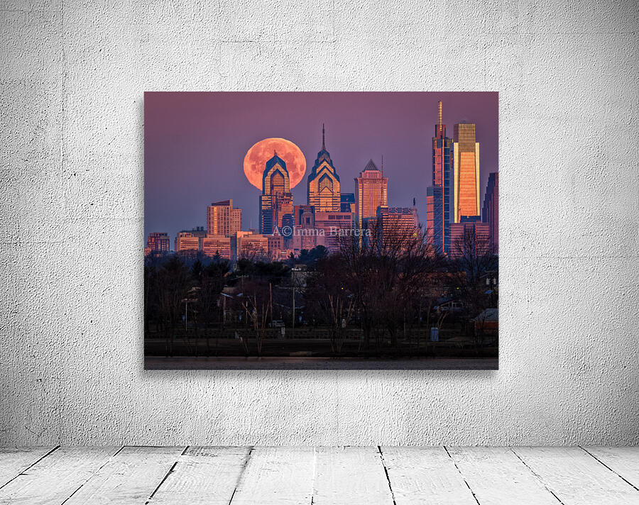 Moon over Philly 2 by Imma Barrera
