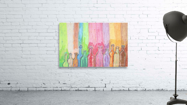Colorful bottles by Pallavi Sharma