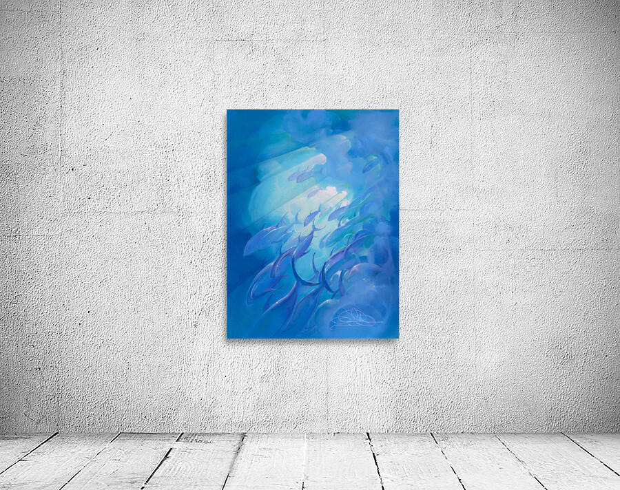 Blue Rush by John Pitre