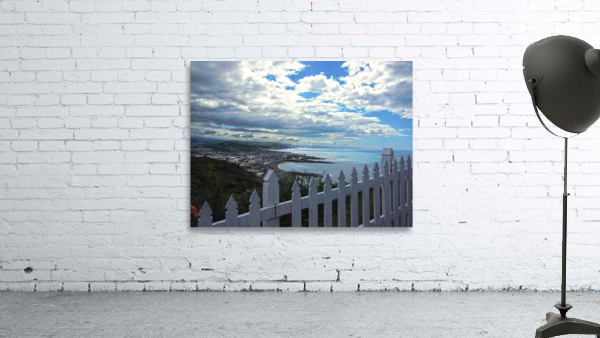 Night Falls on Aberystwyth Wales in the UK by 360 Studios