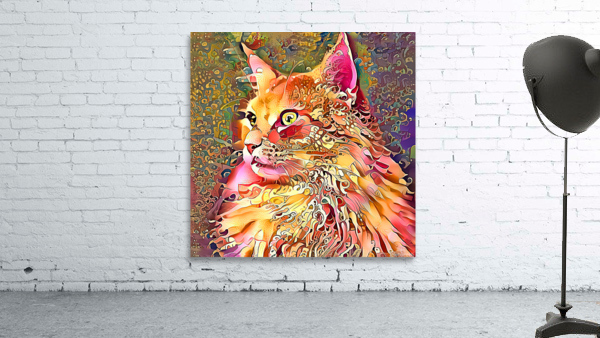 Technicolor Maine Coon Wall Preview