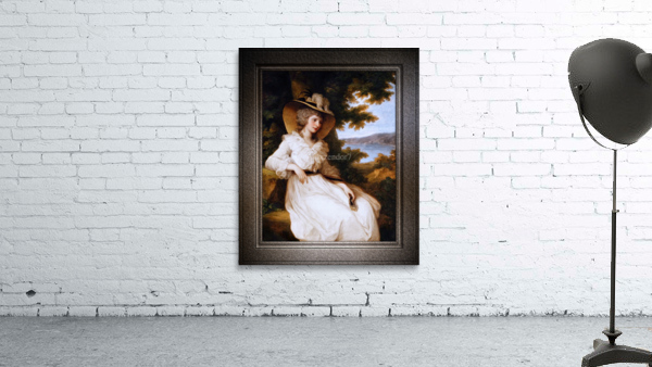 Lady Elizabeth Christiana Hervey by Angelica Kauffman Classical Fine Art Xzendor7 Old Masters Reproductions Wall Preview