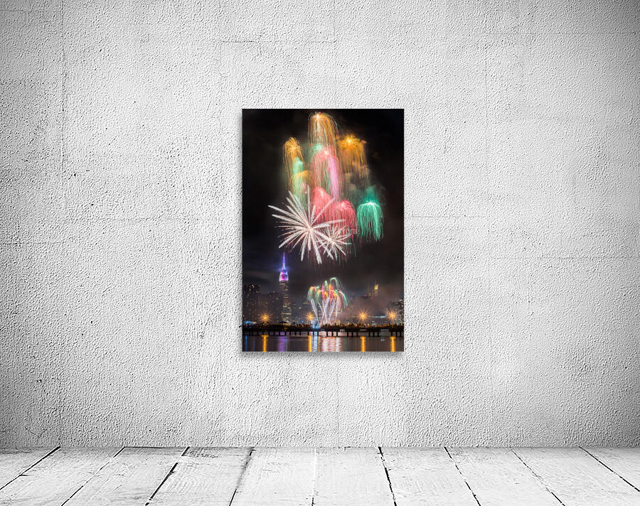 Fireworks and the city by Imma Barrera