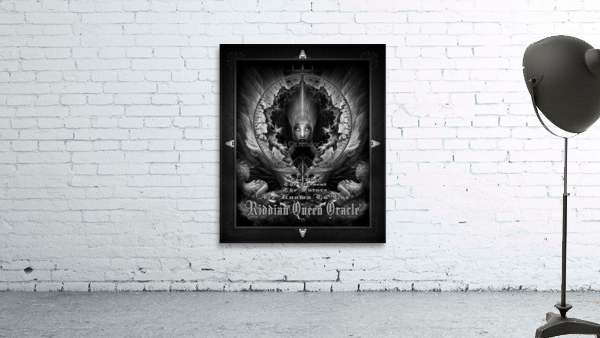 Riddian Queen Oracle GS Fractal Art Mystical Portrait by Xzendor7 Wall Preview