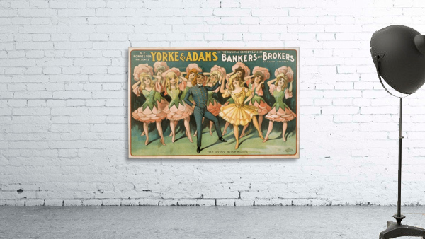 Bankers and Brokers The Pony Rosebuds poster 1906 by VINTAGE POSTER