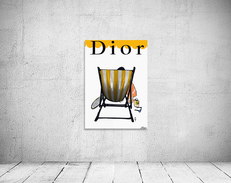 Dior Vintage Poster by VINTAGE POSTER