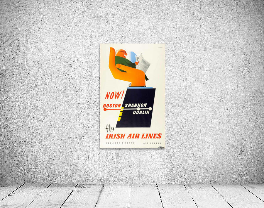 Vintage Poster for Irish Air Lines by VINTAGE POSTER