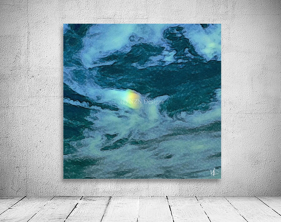 rainbow in the cloud Wall Preview