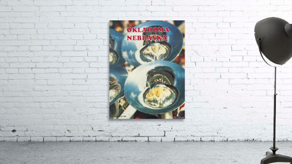 1985 Oklahoma vs. Nebraska Football Program Cover Art Wall Preview