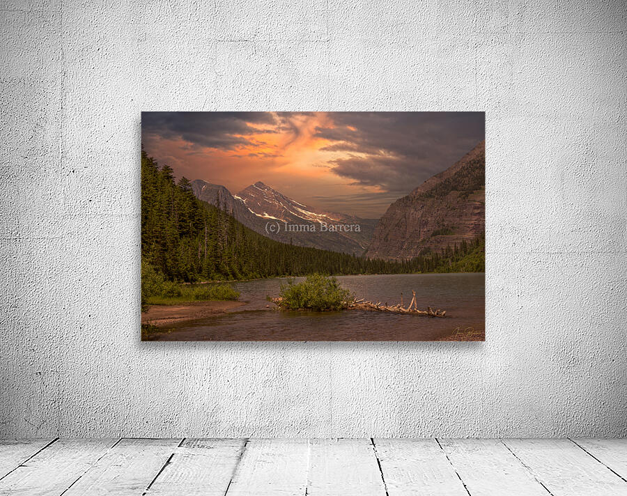 Avalanche at golden hour by Imma Barrera