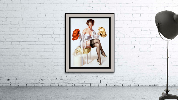 Gentlemen Prefer by Gil Elvgren Vintage Remastered Xzendor7 Old Masters Art Reproductions Wall Preview