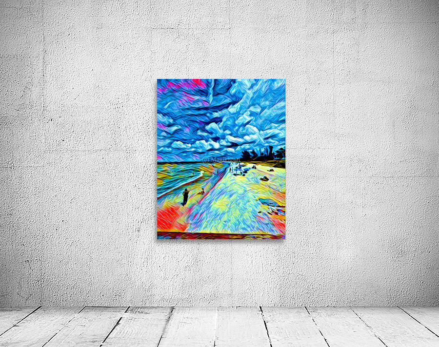 Beach View From Naples Pier Wall Preview