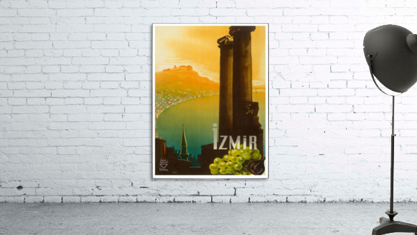 Turkey Izmir vintage travel poster by VINTAGE POSTER