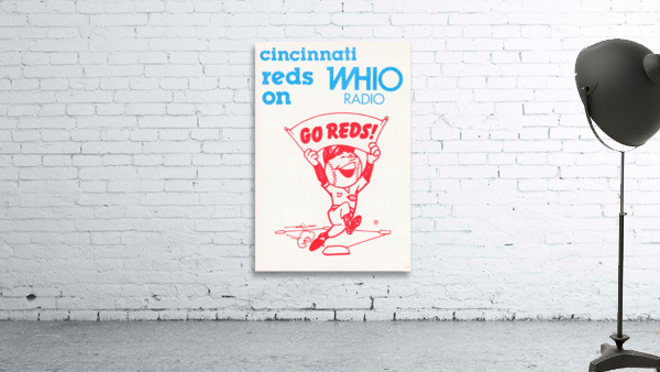 1978 Cincinnati Reds WHIO Radio Ad Wall Preview