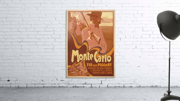 Monte Carlo Tir Aux Pigeons Wall Preview