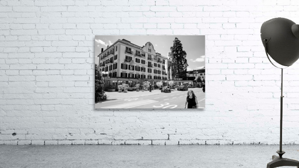 BW In Interlaken On the Road in Switzerland   William Robert Stanek   Rare Limited Edition by 360 Studios