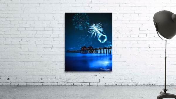 SOLD Naples Pier Fireworks  Wall Preview