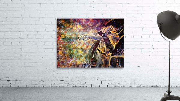 Abstract Baseball Painting Wall Preview