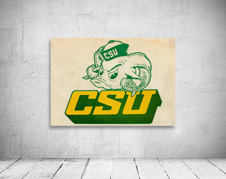 1965 Colorado State Rams Art Wall Preview