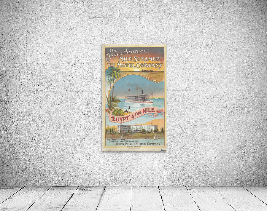 Egypt and The Nile travel poster by VINTAGE POSTER