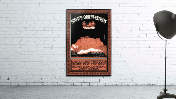Simplon Orient Express poster, 1926 by VINTAGE POSTER
