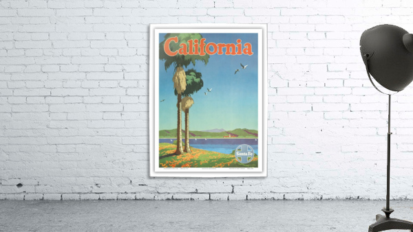 California Santa Fe Poster by VINTAGE POSTER