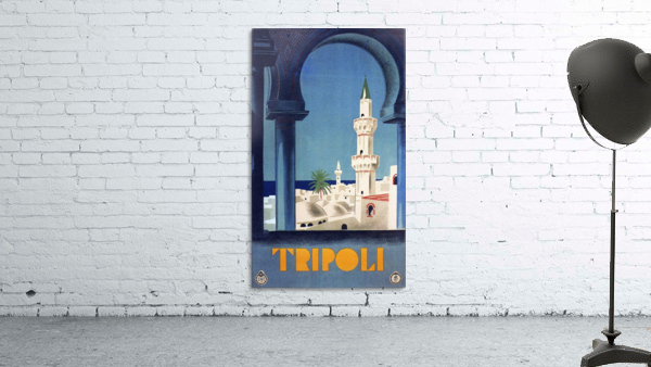 Tripoli travel poster by VINTAGE POSTER