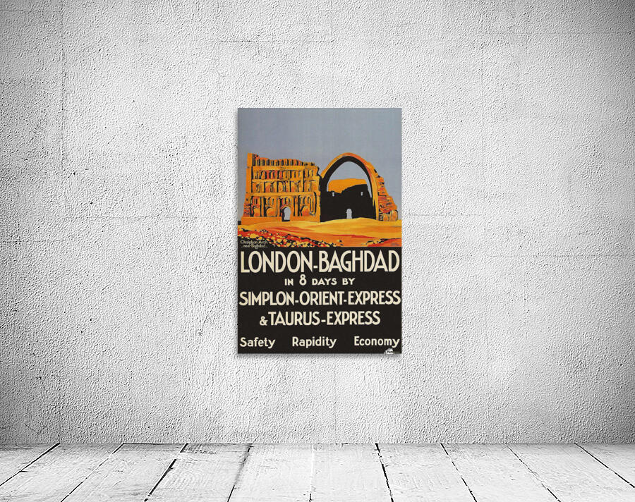 Poster London Bagdad Taurus Express Broders 1931 Wall Preview