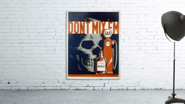 Dont mixem vintage poster by VINTAGE POSTER