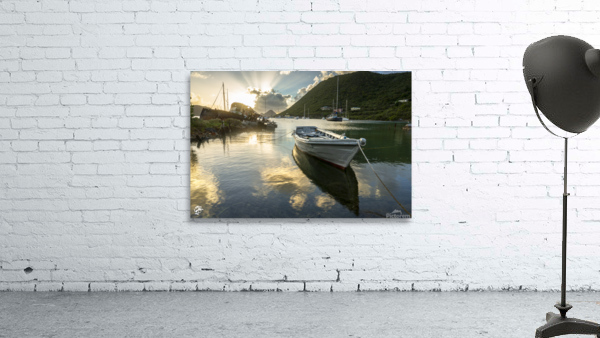 Sopers Skiff at Sunset by Rob Lyons