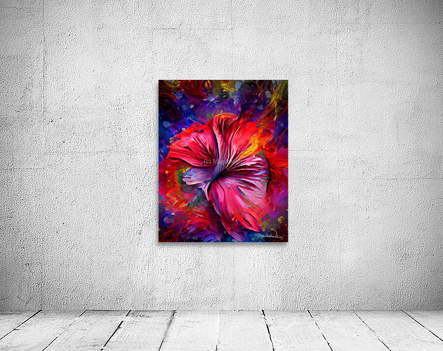 Spiritual Chakra Hibiscus  Wall Preview