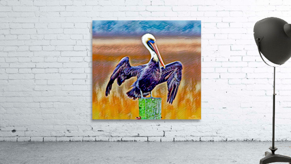 Majestic Pelican Wingspan  Wall Preview