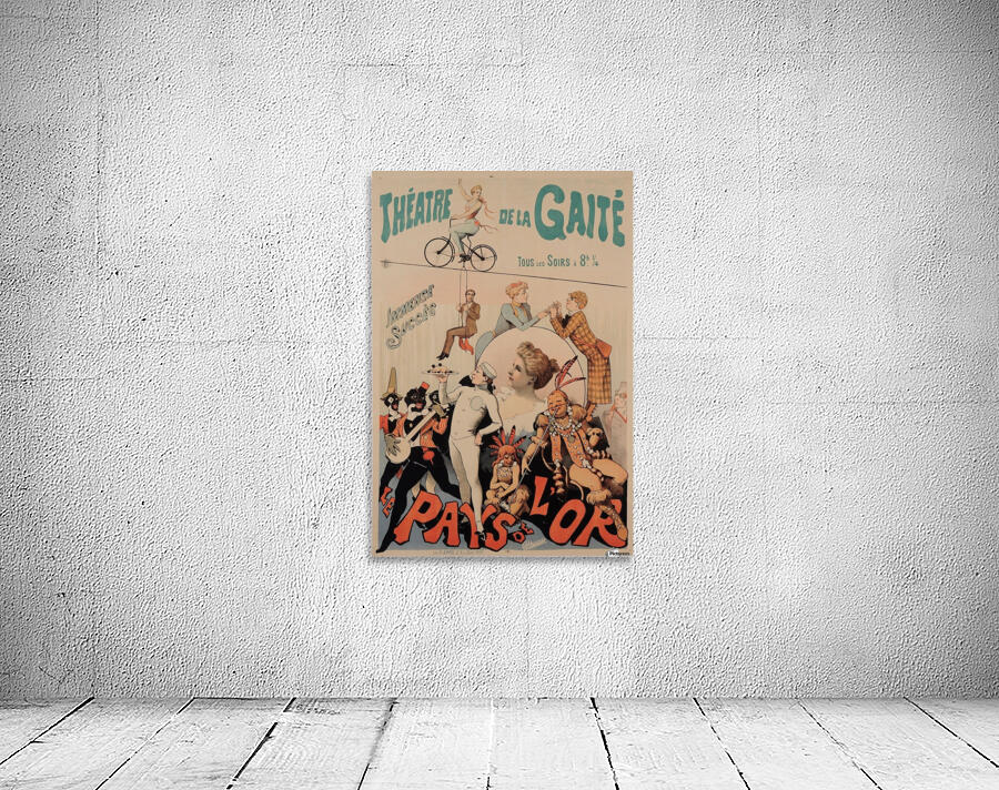 Original Vintage French Poster for Theatre de la Gaite by VINTAGE POSTER