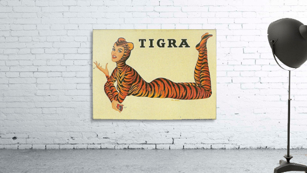 De Moore Tigra Advertising Poster by VINTAGE POSTER