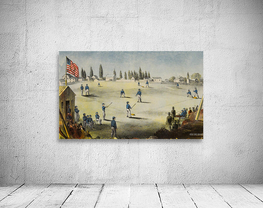 1860 Baseball Art Rochester New York Wall Preview