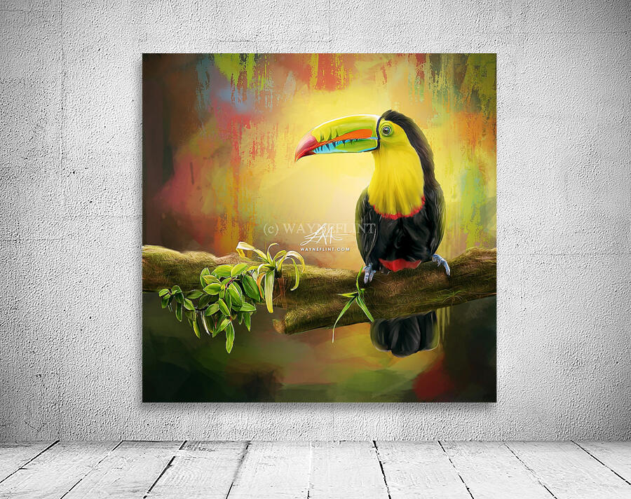 Digital Toucan Wall Preview