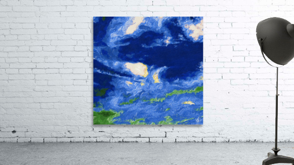 electric blue Wall Preview