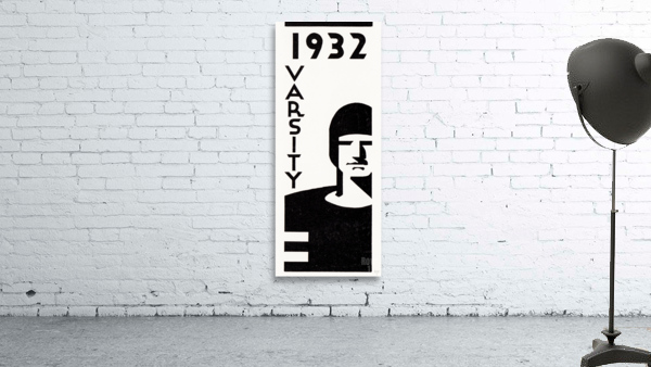 1932 Varsity Football Art Wall Preview