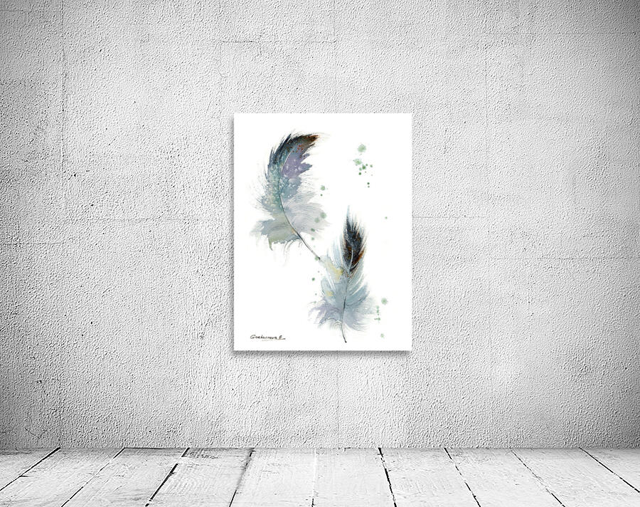 Gray feathers by Eugenia Gorbacheva