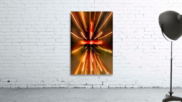 Zooming on light bulbs background Wall Preview