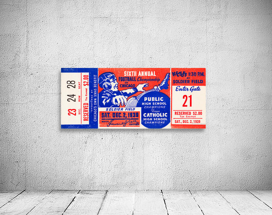 1939 Chicago Public vs. Catholic Schools Championship Wall Preview