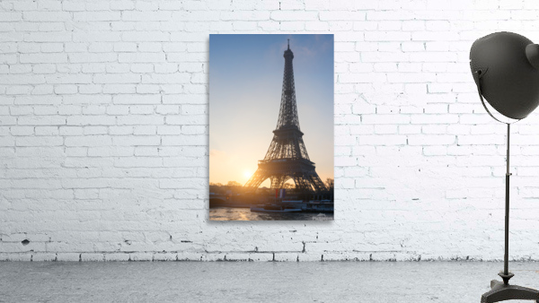 Paris   Eiffel tower at sunrise Wall Preview
