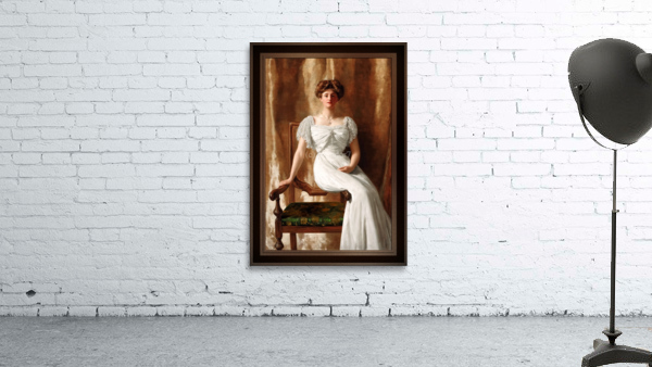 Portrait of The Hon. Mrs Harold Ritchie by John Collier Remastered Xzendor7 Classical Fine Art Old Masters Reproductions Wall Preview