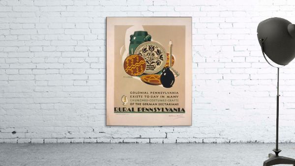 Visit Rural Pennsylvania by VINTAGE POSTER
