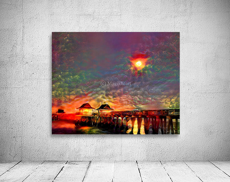 Naples Pier Lunar Burn Wall Preview