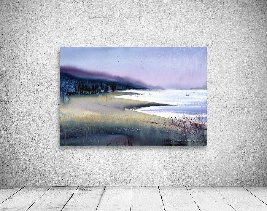 Purple bay by Eugenia Gorbacheva