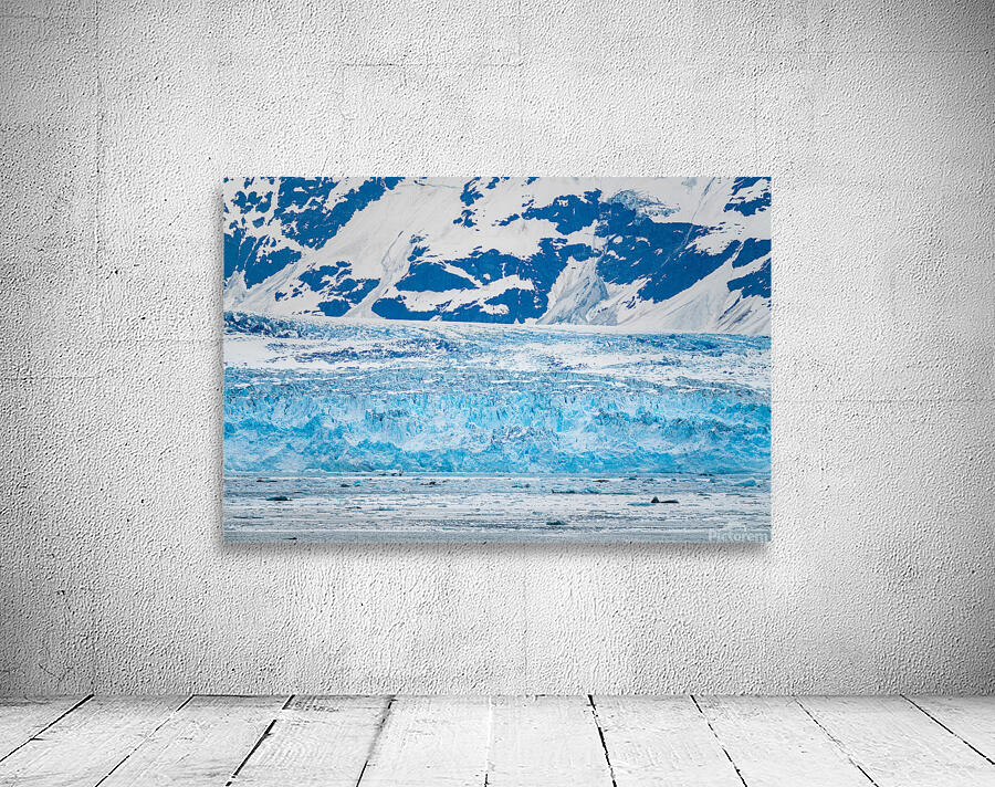 The Hubbard glacier near Valdez in Alaska on cloudy day by Steve Heap