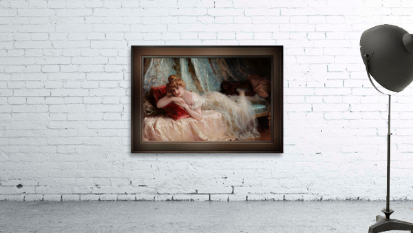 Perezosa Idle Woman by Daniel Hernandez Morillo Remastered Xzendor7 Classical Fine Art Old Masters Reproductions Wall Preview